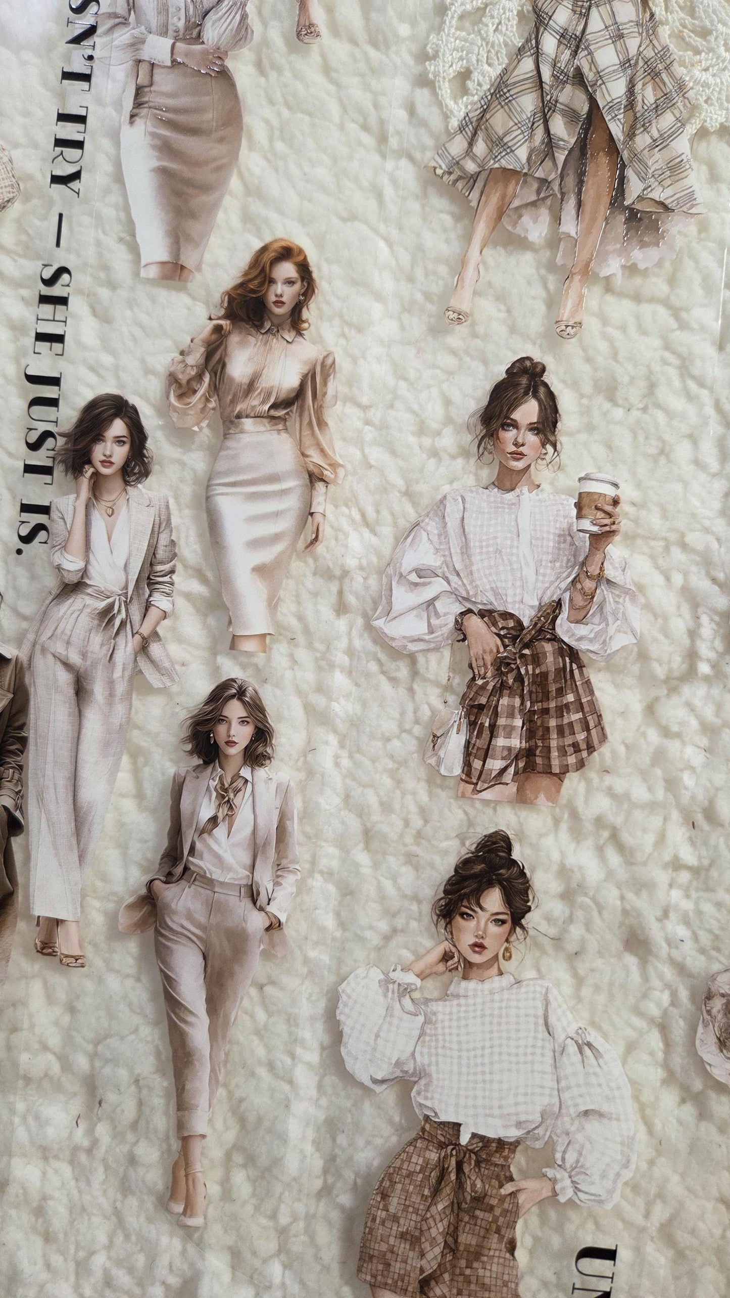 She Moves Softly - PET Tape | Scrapbooking & Journaling