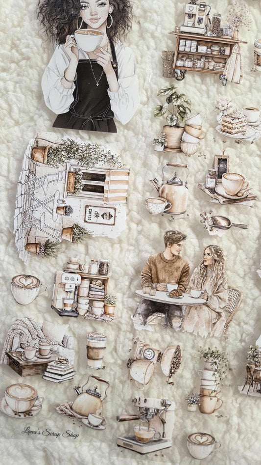 Coffee Dates - PET Tape | Scrapbooking & Journaling