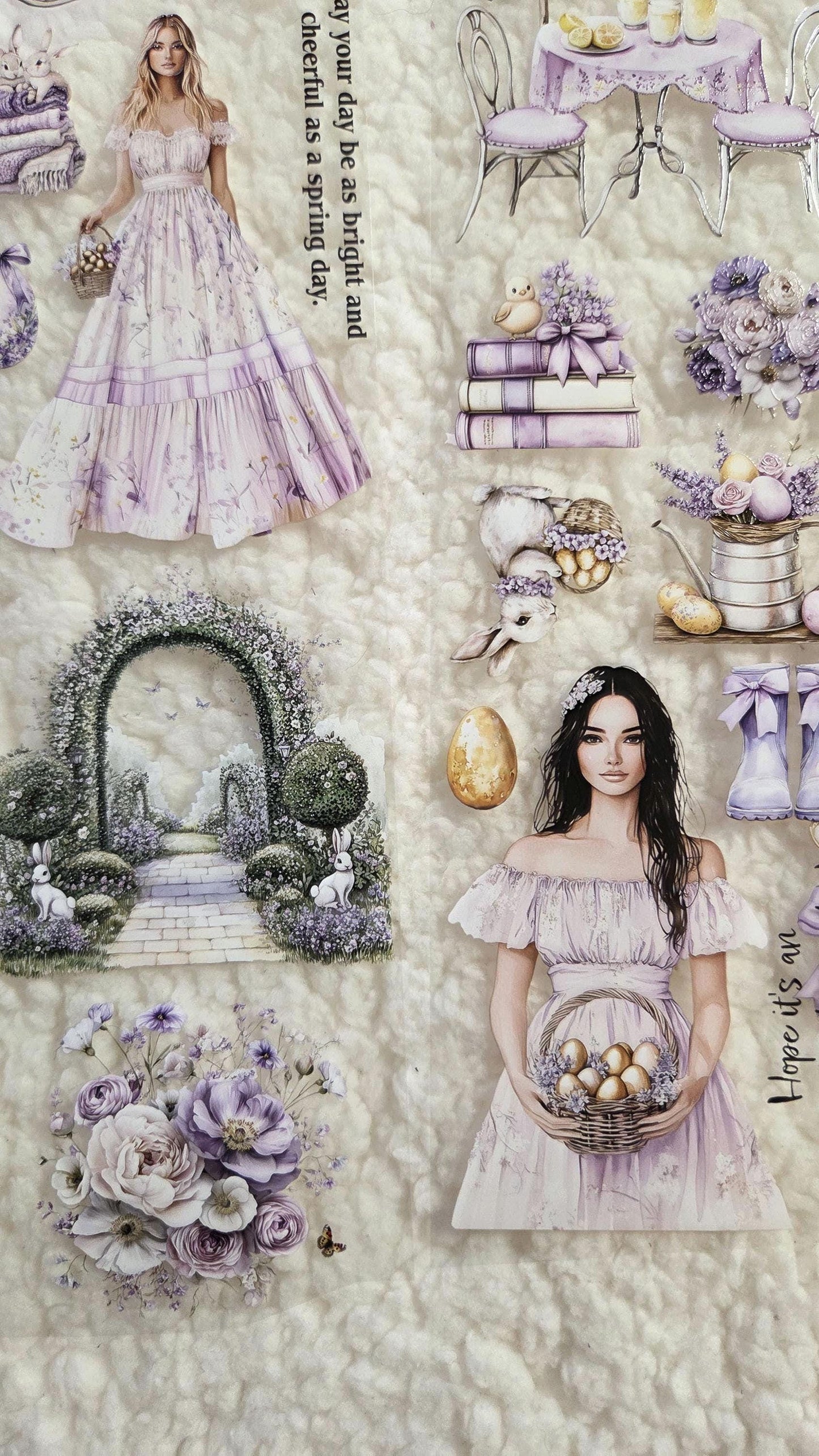Lilac Easter- PET Tape | Scrapbooking & Journaling