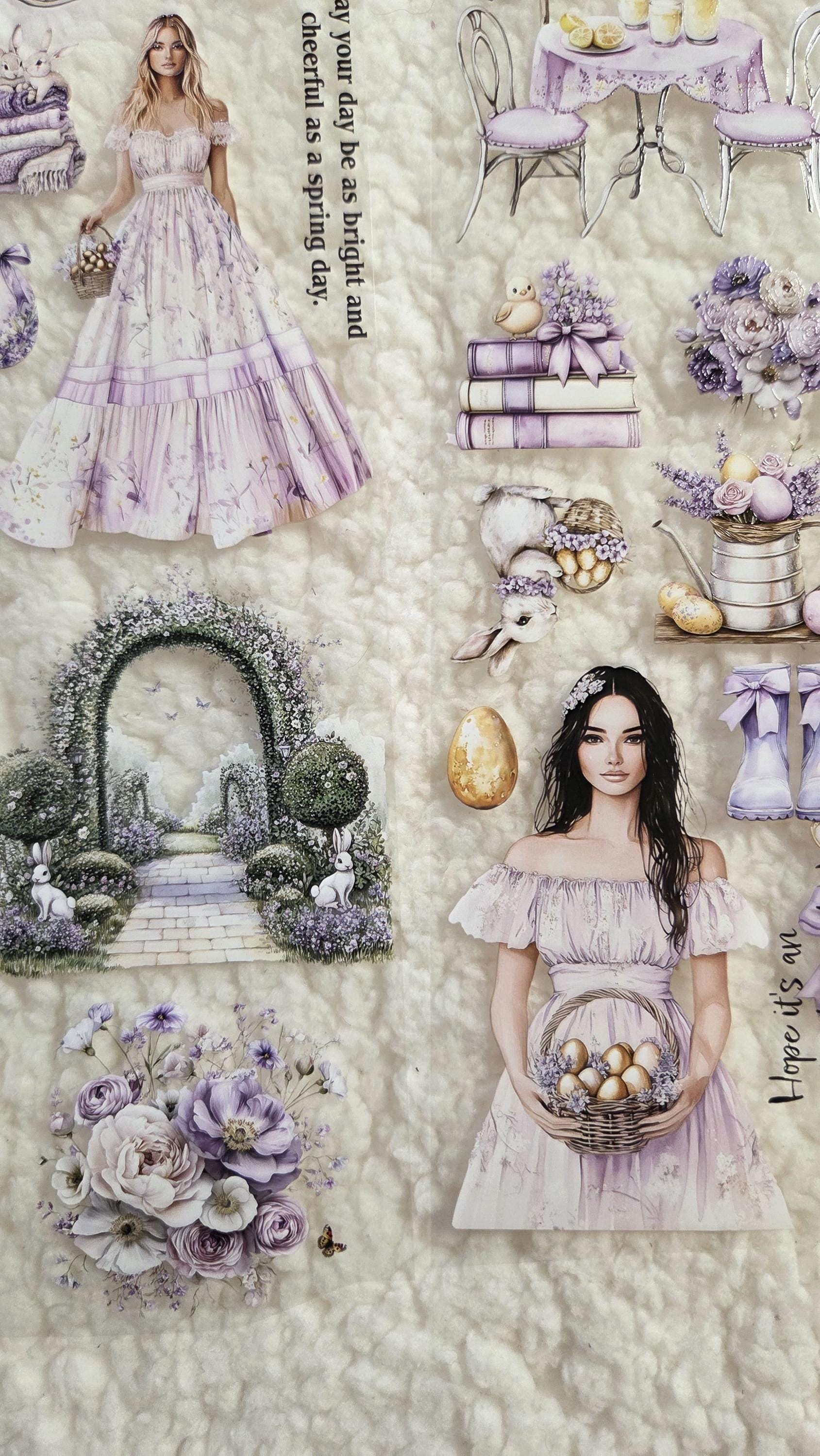 Lilac Easter- PET Tape | Scrapbooking & Journaling