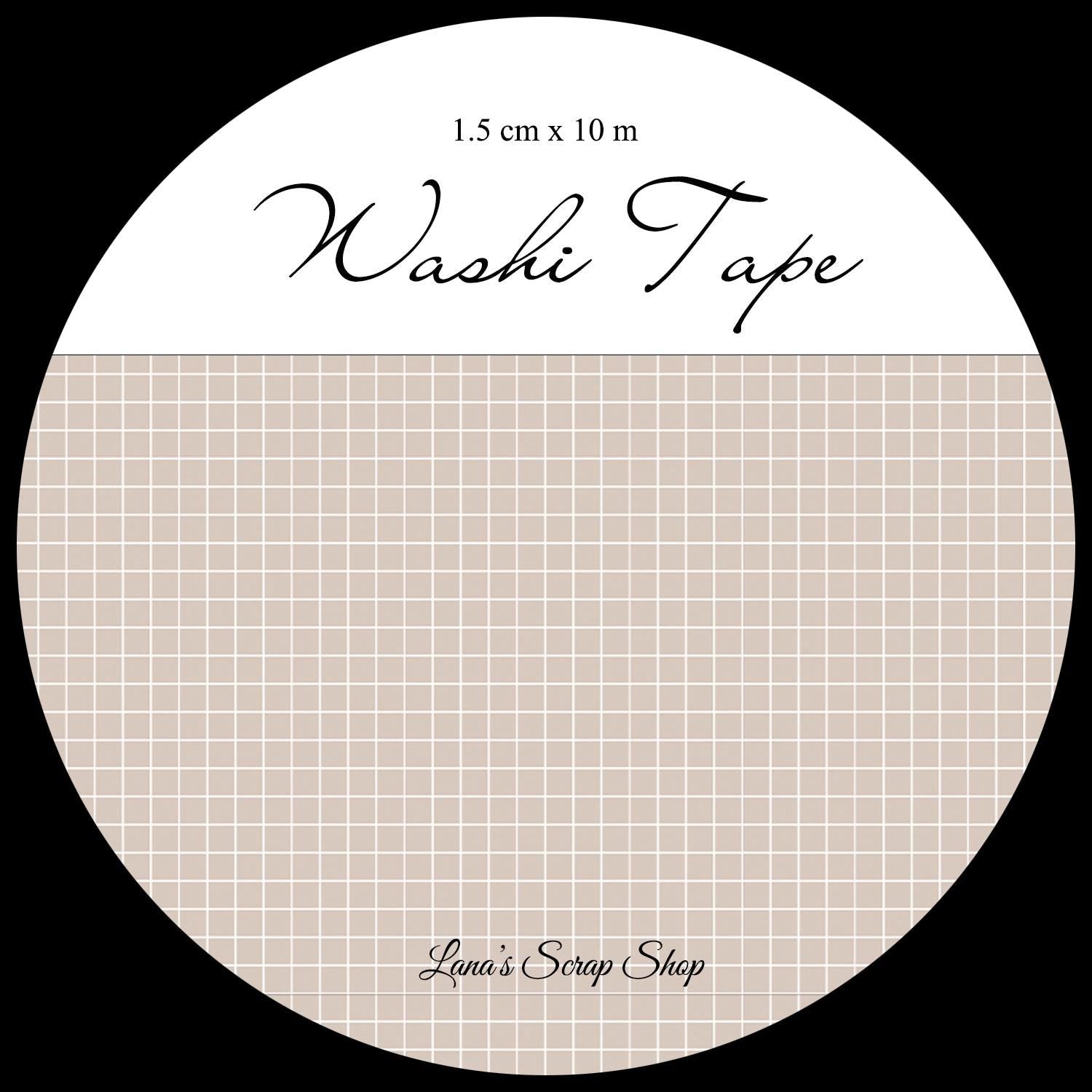 Grid - WASHI Tape | Scrapbooking & Journaling