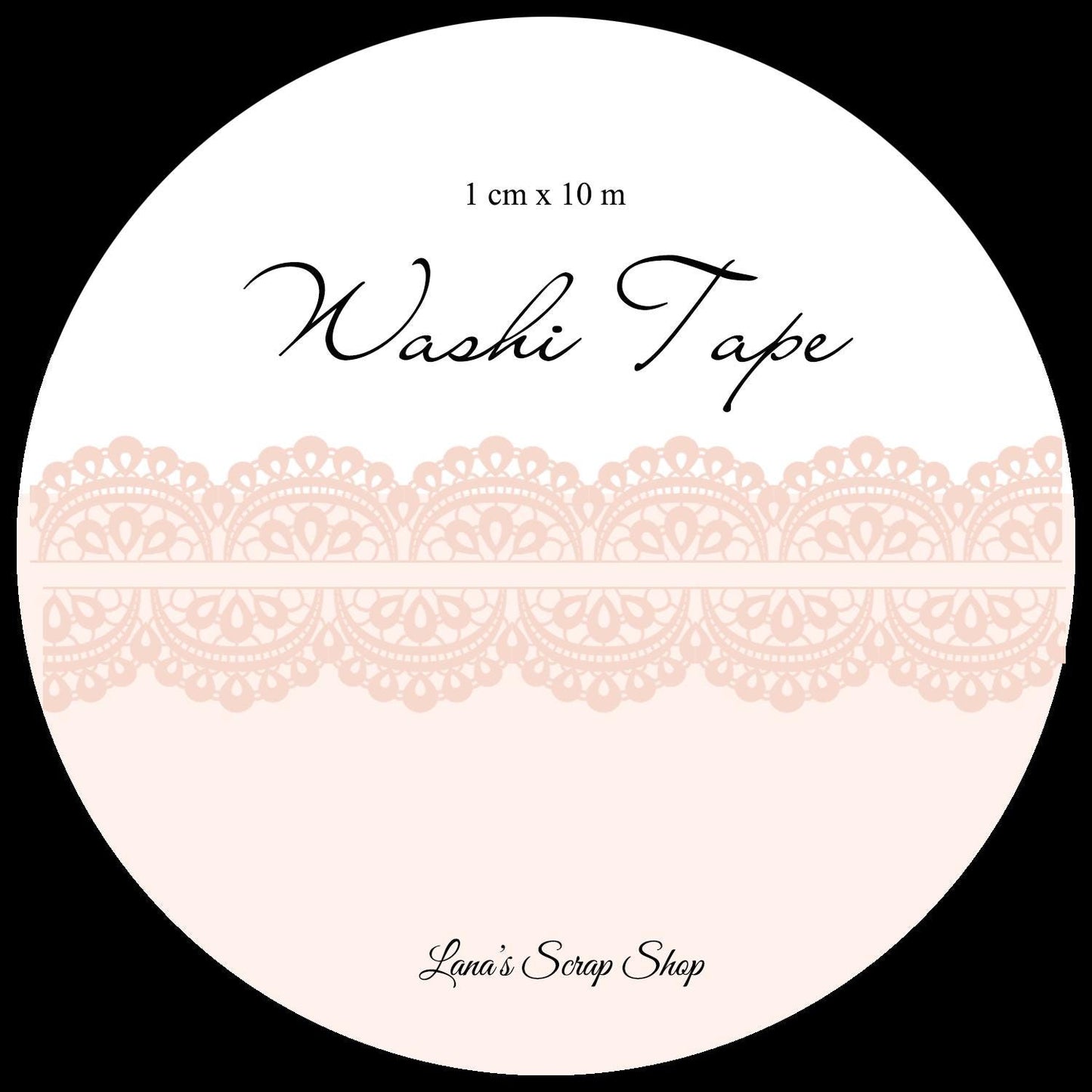 Lace 01 - WASHI Tape | Scrapbooking & Journaling