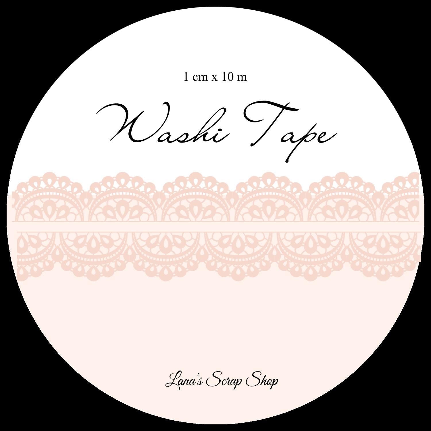 Lace 01 - WASHI Tape | Scrapbooking & Journaling