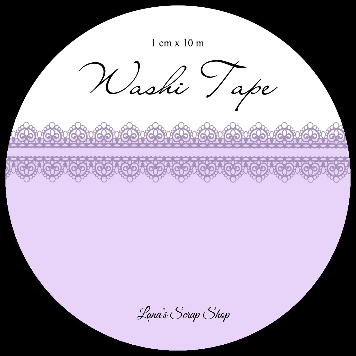 Lace 02 - WASHI Tape | Scrapbooking & Journaling