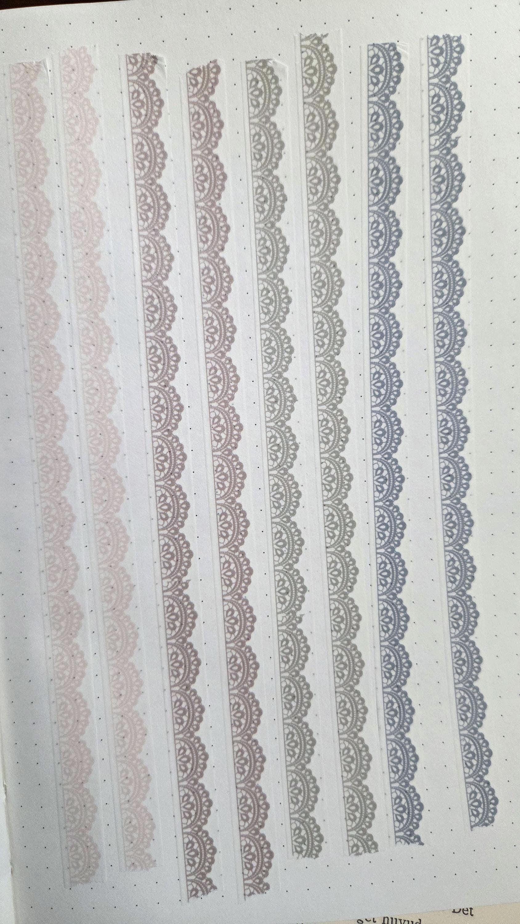 Lace 01 - WASHI Tape | Scrapbooking & Journaling