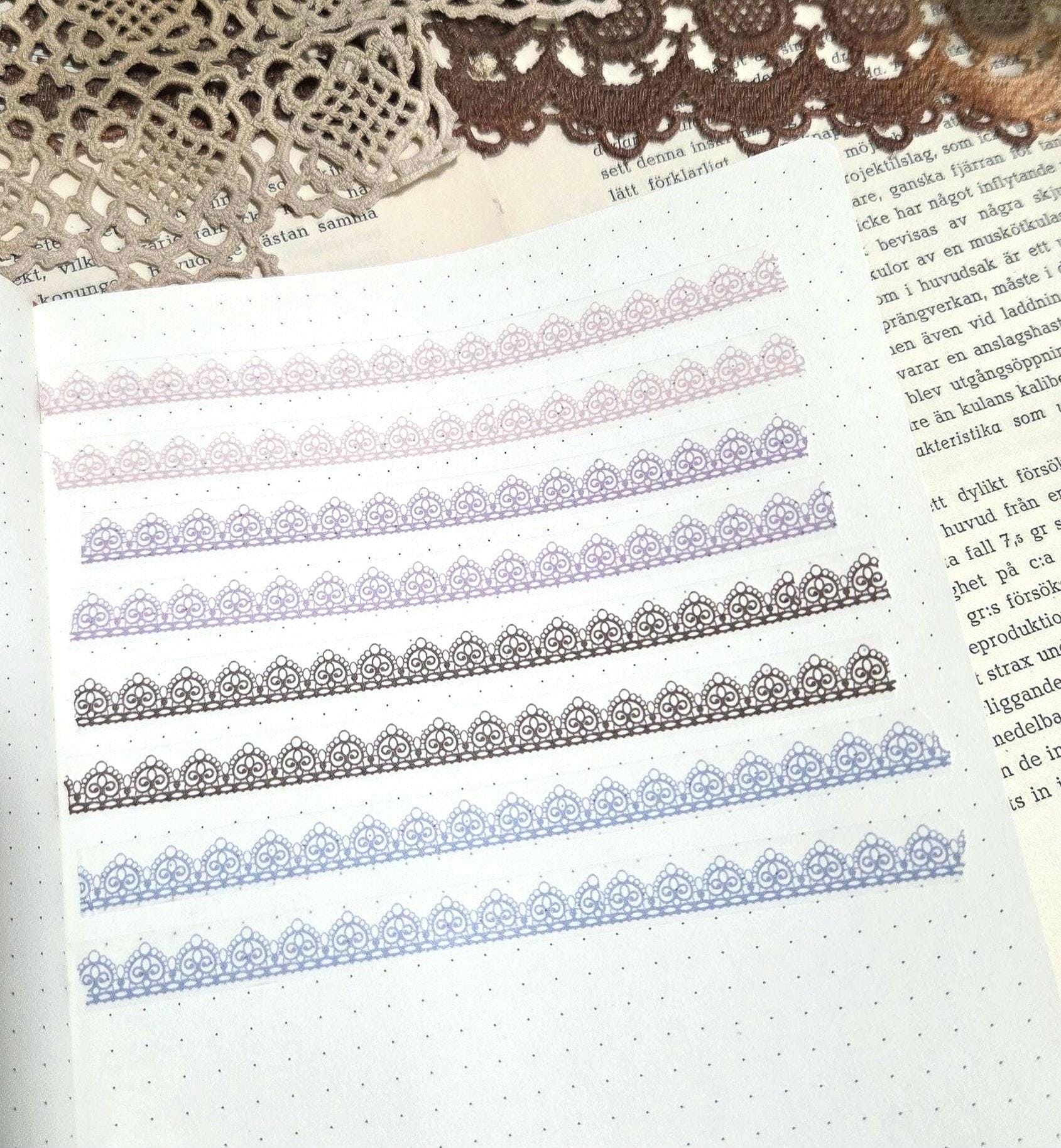 Lace 02 - WASHI Tape | Scrapbooking & Journaling