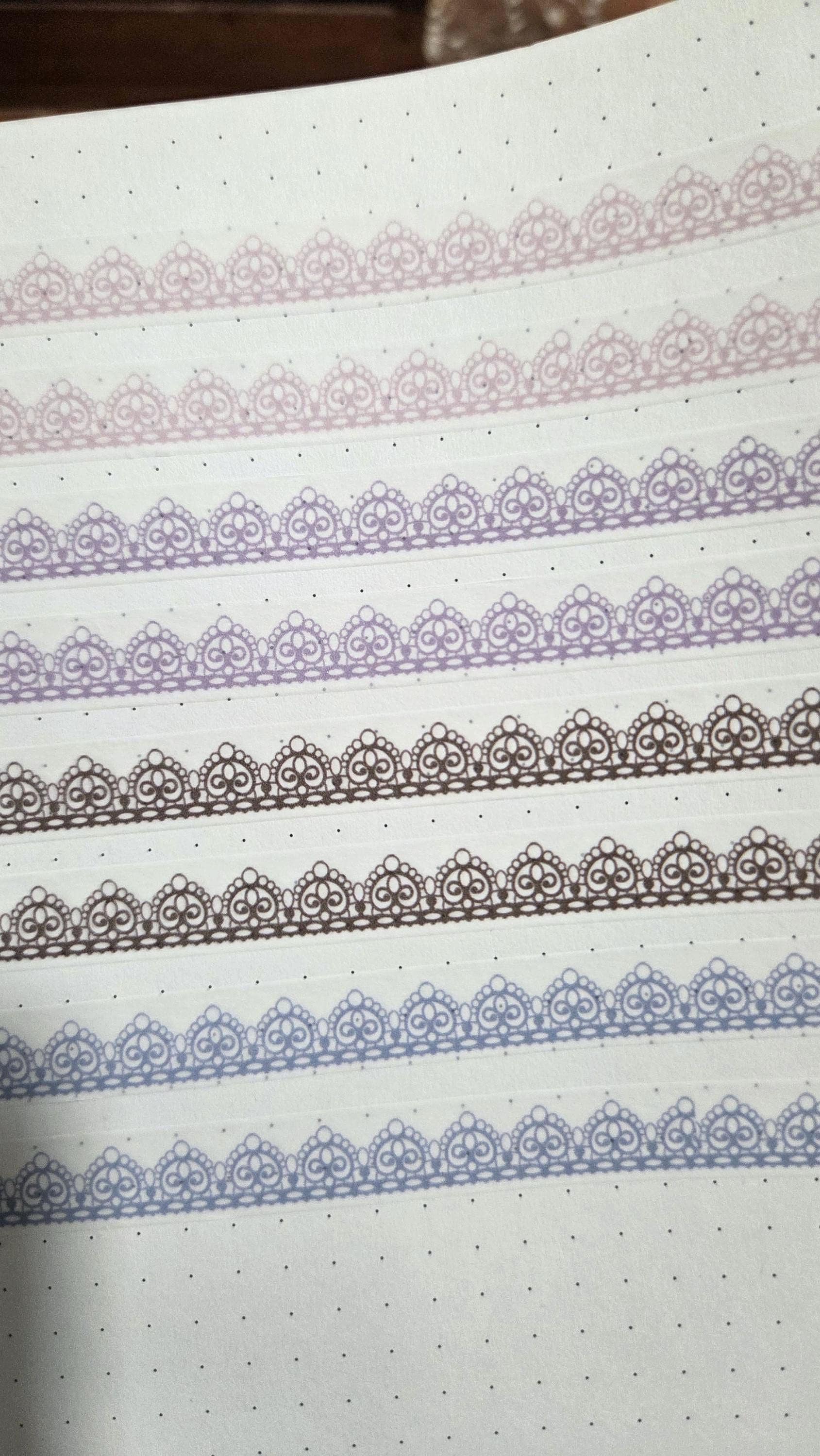Lace 02 - WASHI Tape | Scrapbooking & Journaling