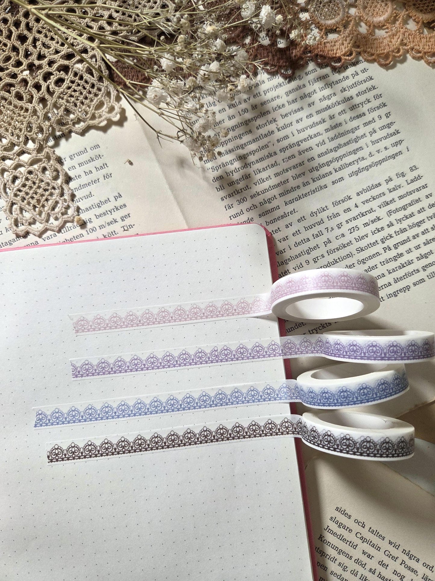 Lace 02 - WASHI Tape | Scrapbooking & Journaling