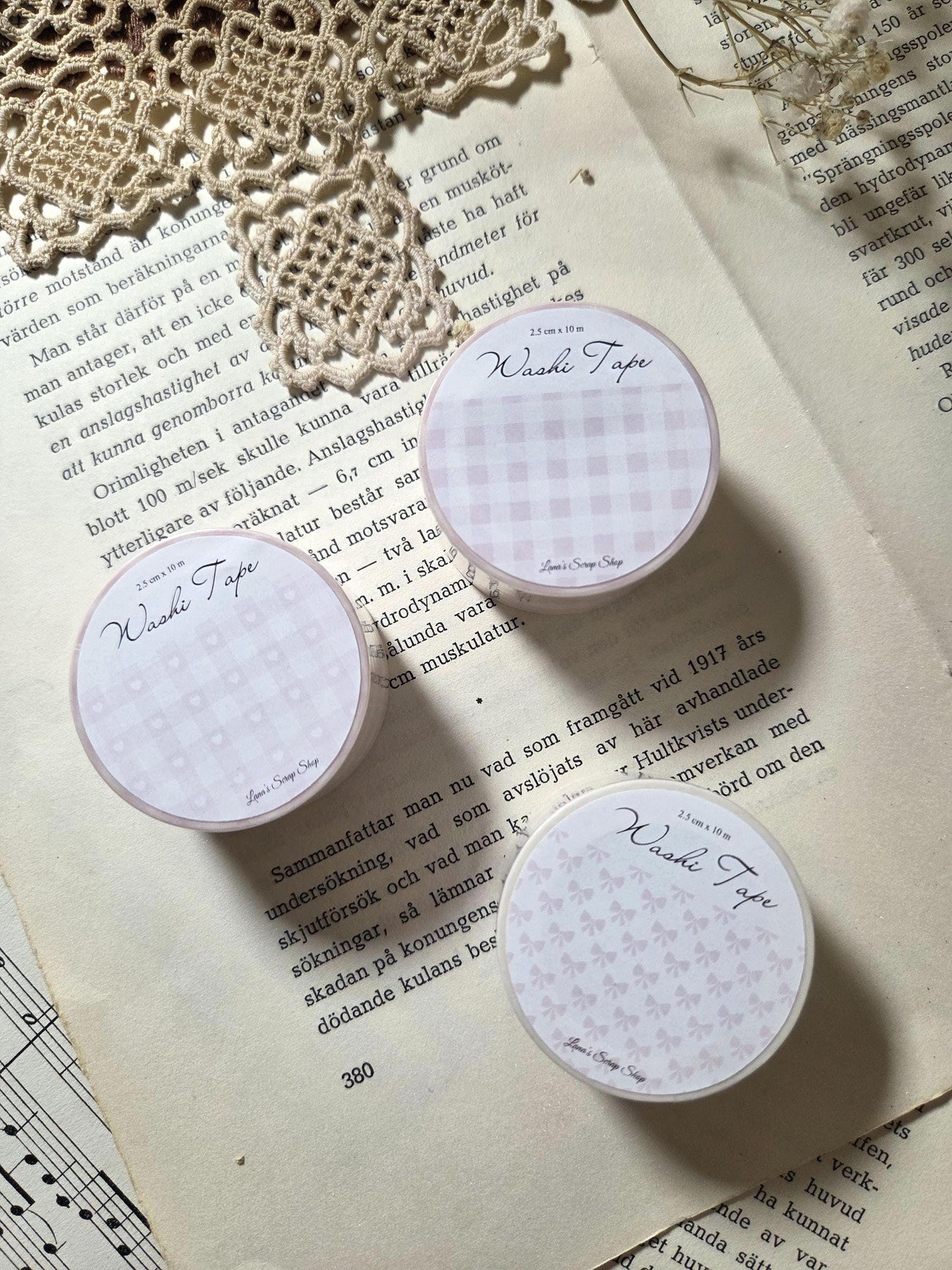 Pink Mood - WASHI Tape | Scrapbooking & Journaling