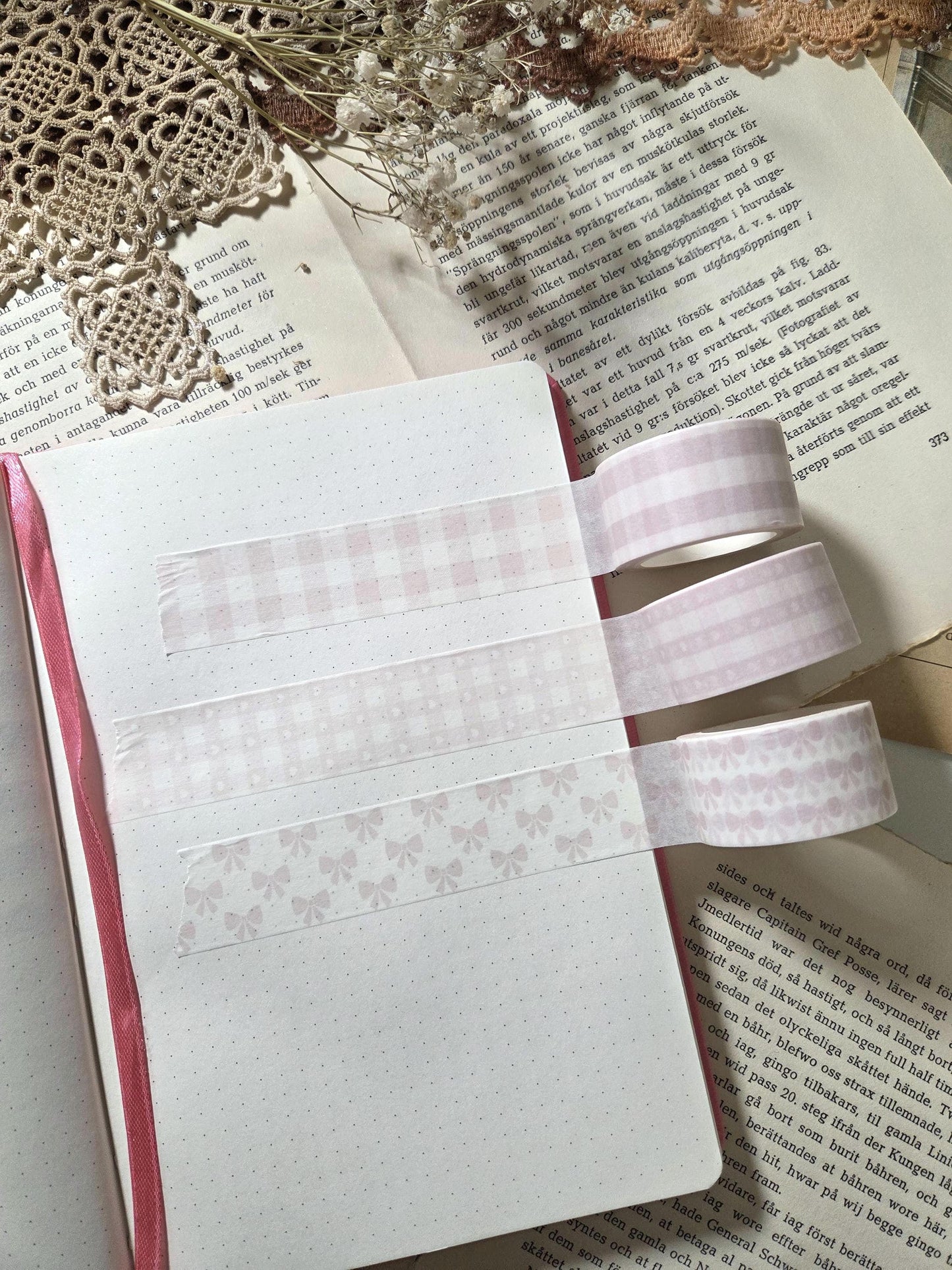 Pink Mood - WASHI Tape | Scrapbooking & Journaling