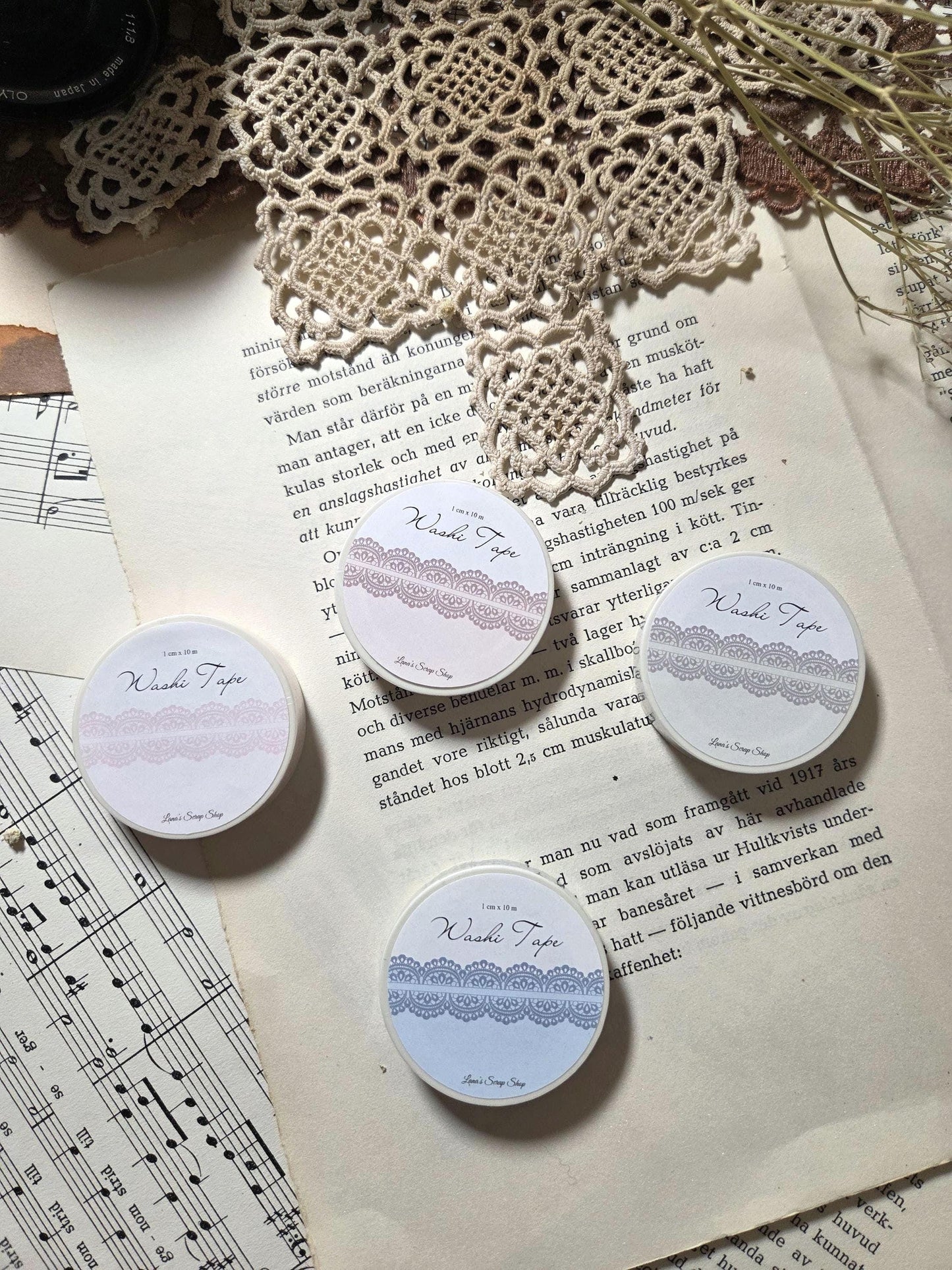 Lace 01 - WASHI Tape | Scrapbooking & Journaling