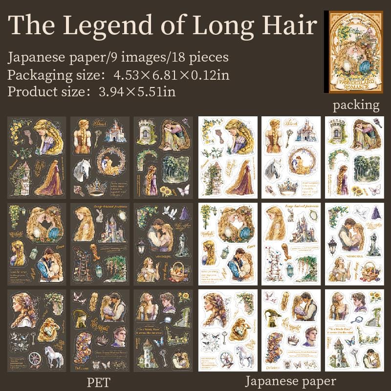 Sticker BOOK: Fairy Tales, 18 sheets