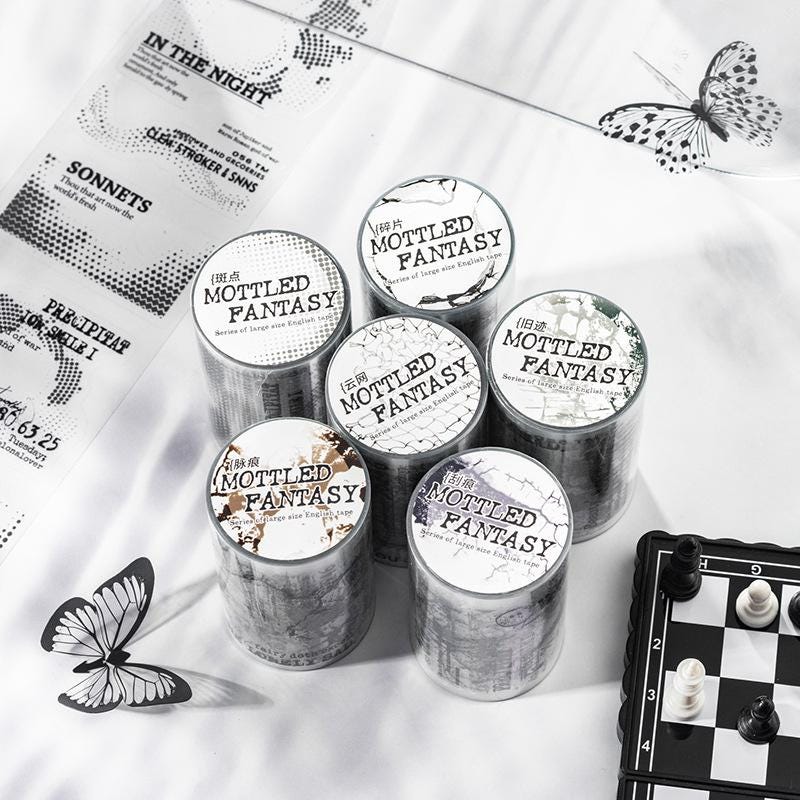 PET Tape: Mottled Fantasy, 1 roll