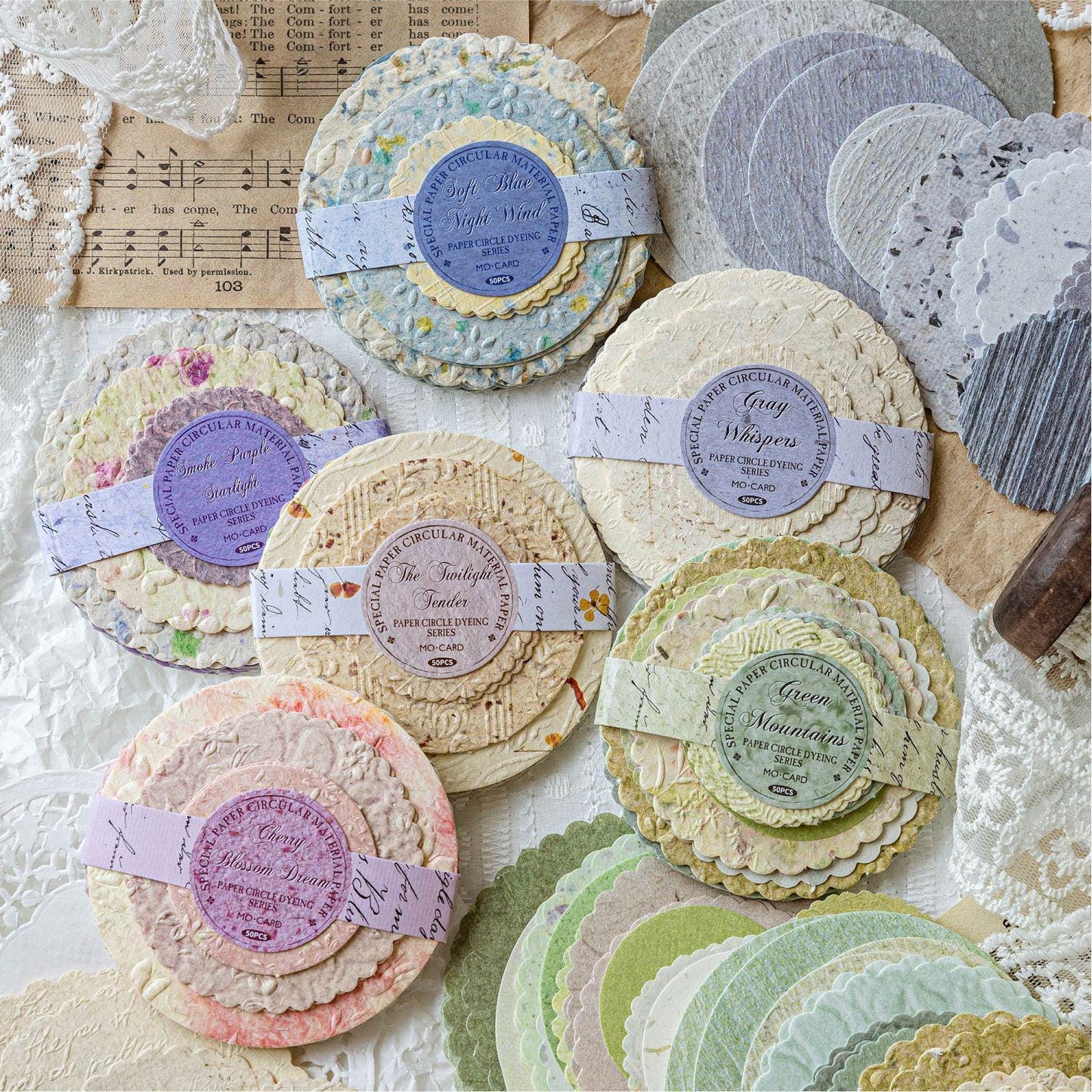Paper Cricles Set of 50 pcs