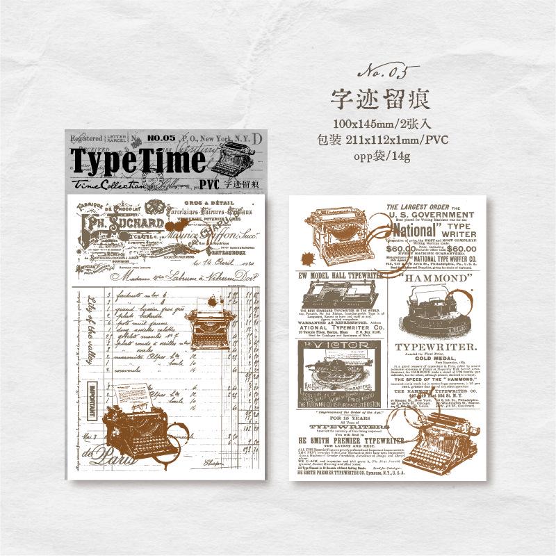 RUB-ON. Transfer Stickers: Manuscript Series (2 pcs)