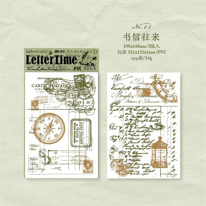 RUB-ON. Transfer Stickers: Manuscript Series (2 pcs)