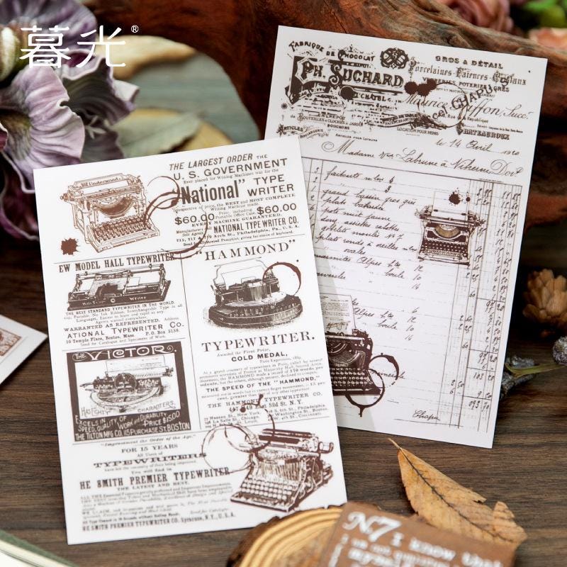 RUB-ON. Transfer Stickers: Manuscript Series (2 pcs)