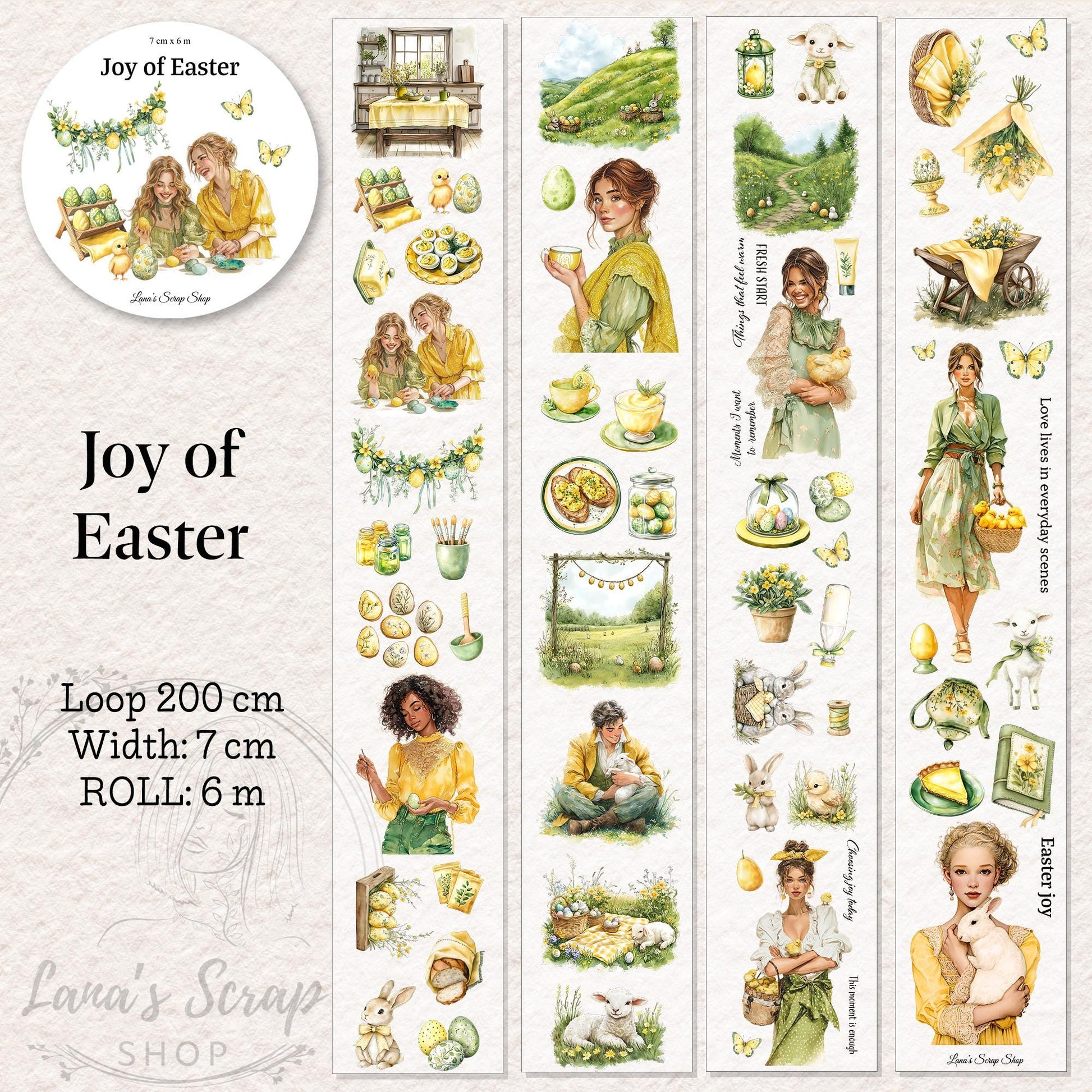 Joy of Easter - PET Tape | Scrapbooking & Journaling