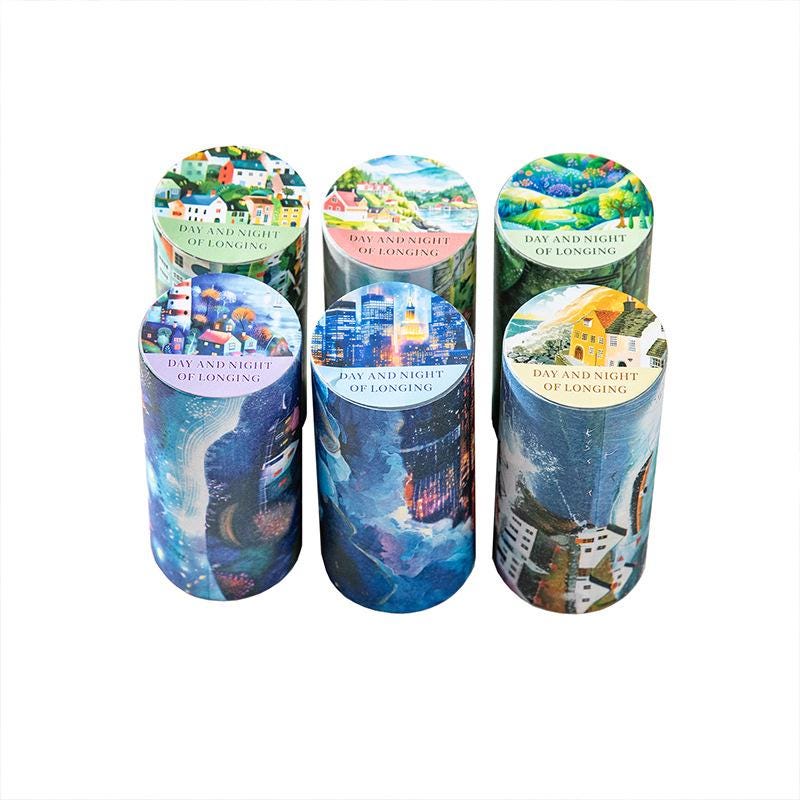 WASHI Tape: Longing for Day and Night, 1 roll