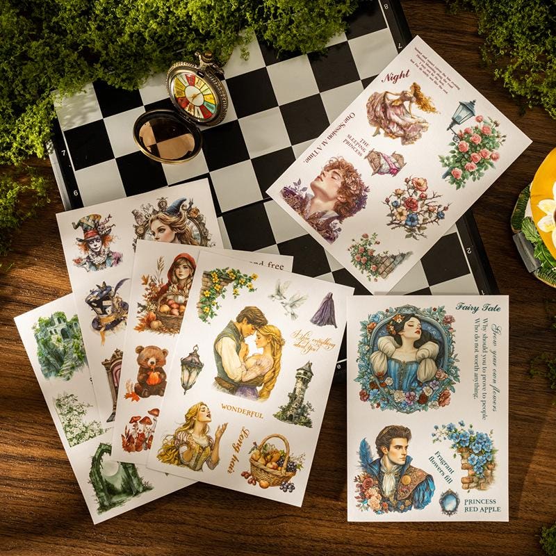 Sticker BOOK: Fairy Tales, 18 sheets