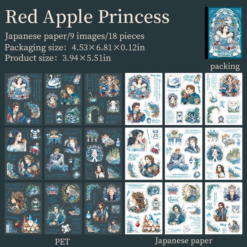 Sticker BOOK: Fairy Tales, 18 sheets
