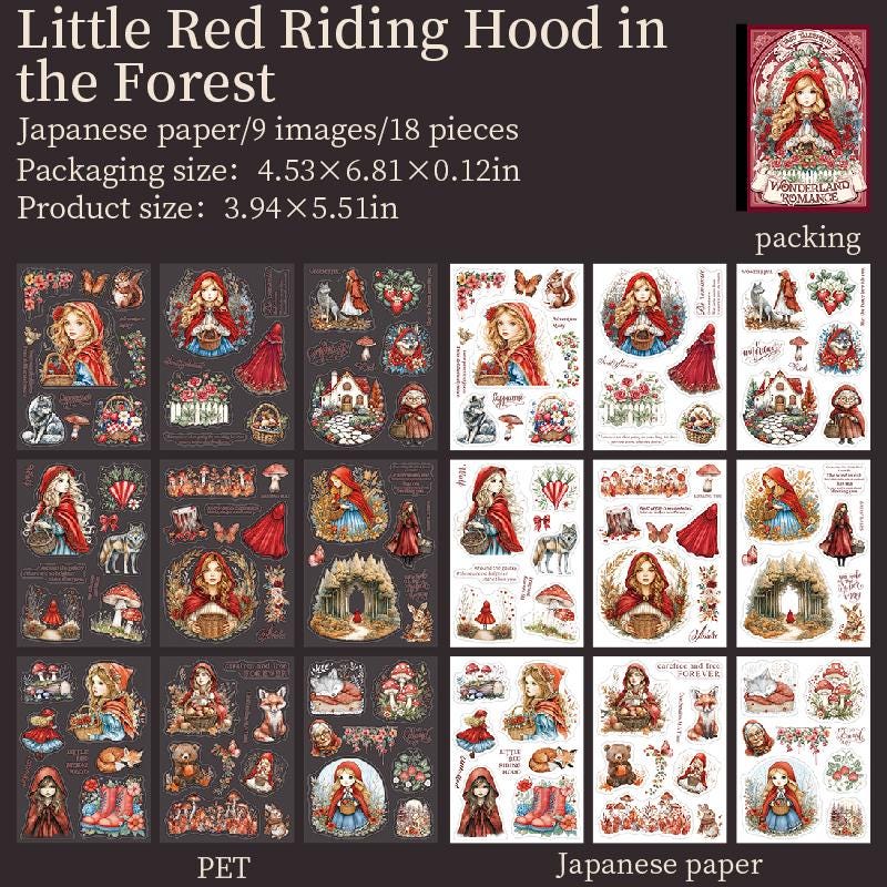 Sticker BOOK: Fairy Tales, 18 sheets