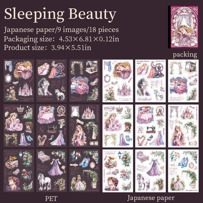 Sticker BOOK: Fairy Tales, 18 sheets