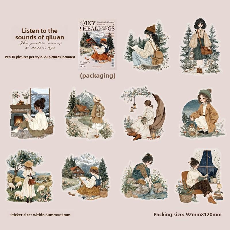 STICKER PACK: Tiny Healings, 20 pcs
