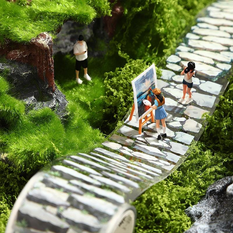 PET Tape: Path, 1 roll