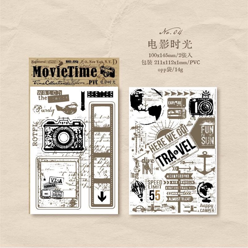 RUB-ON. Transfer Stickers: Manuscript Series (2 pcs)