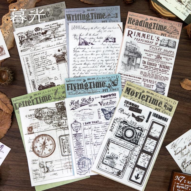 RUB-ON. Transfer Stickers: Manuscript Series (2 pcs)