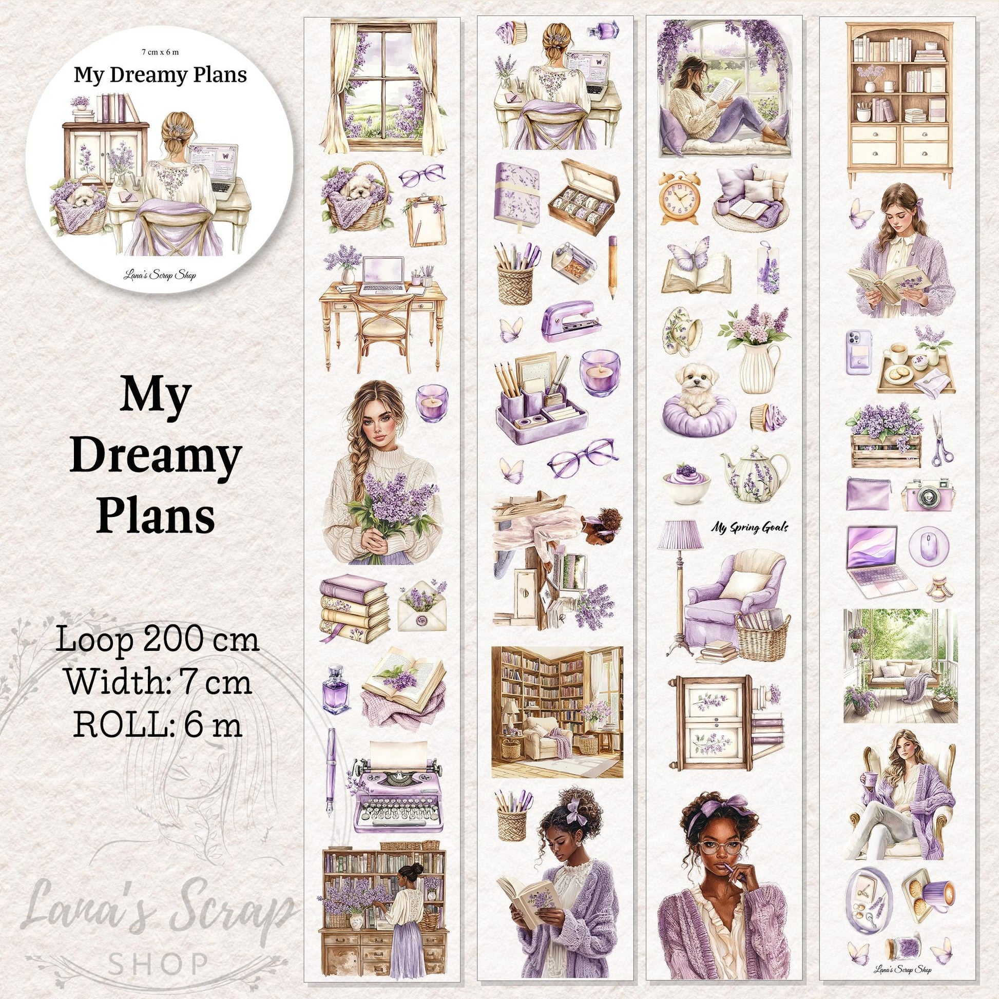 My Dreamy Plans - PET Tape | Scrapbooking & Journaling