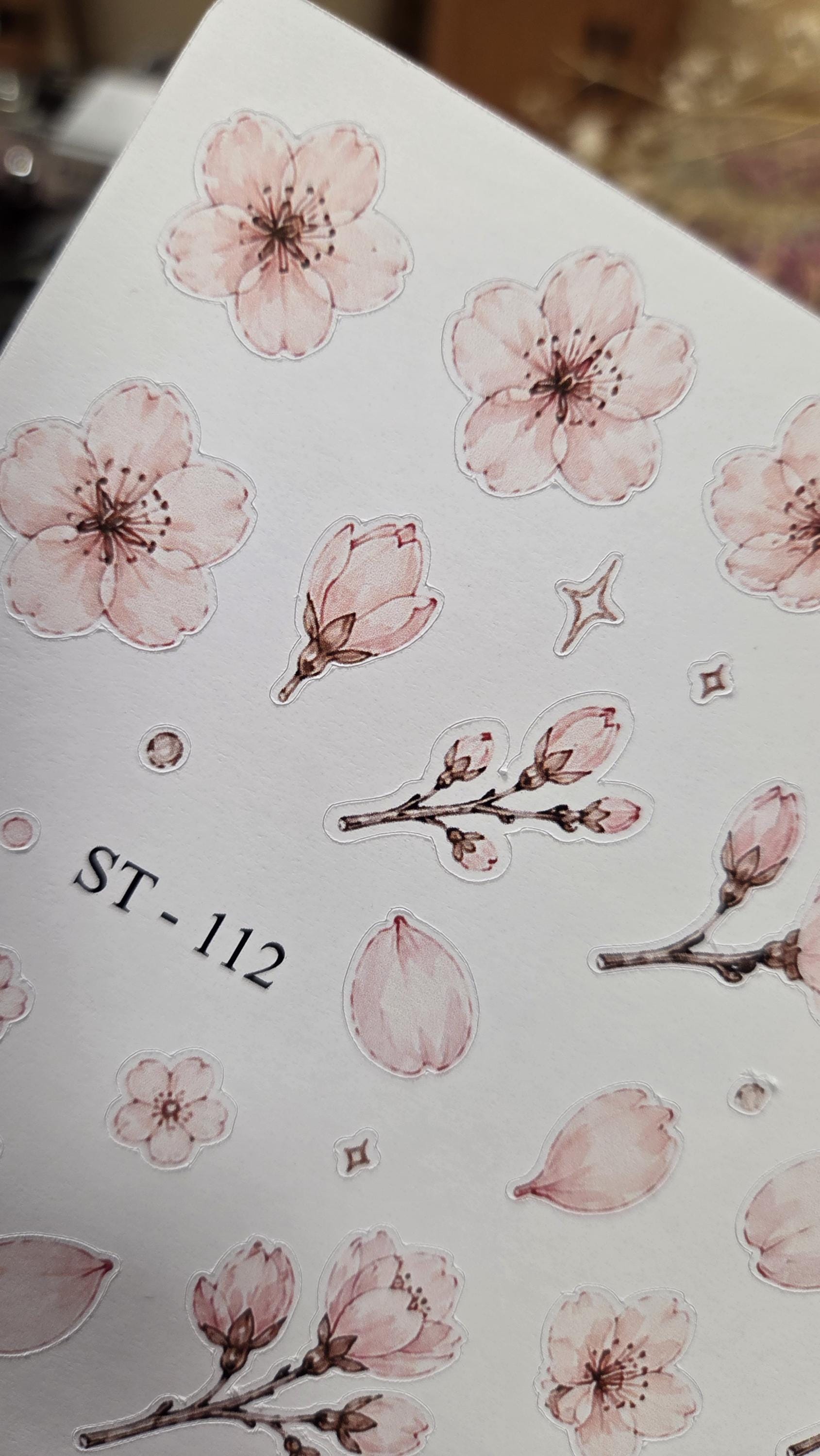 Sakura Time, Stickers Sheet | Scrapbooking & Journaling