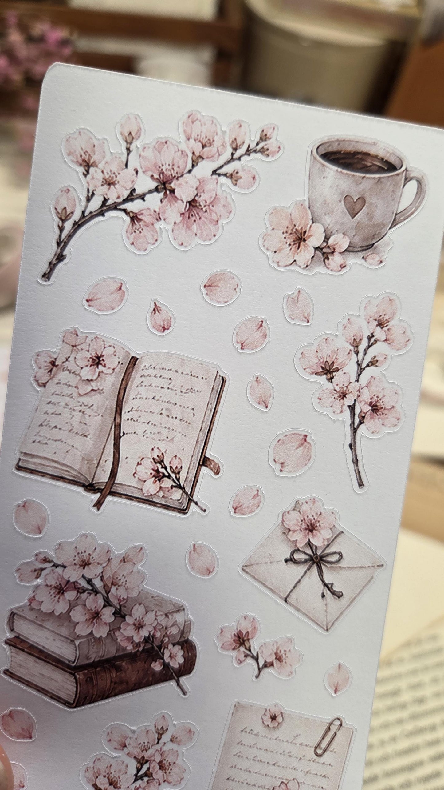 Sakura Time, Stickers Sheet | Scrapbooking & Journaling