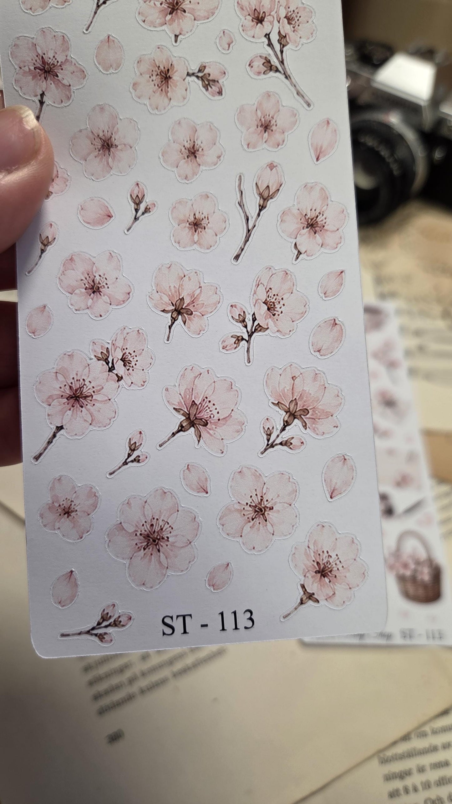Sakura Time, Stickers Sheet | Scrapbooking & Journaling