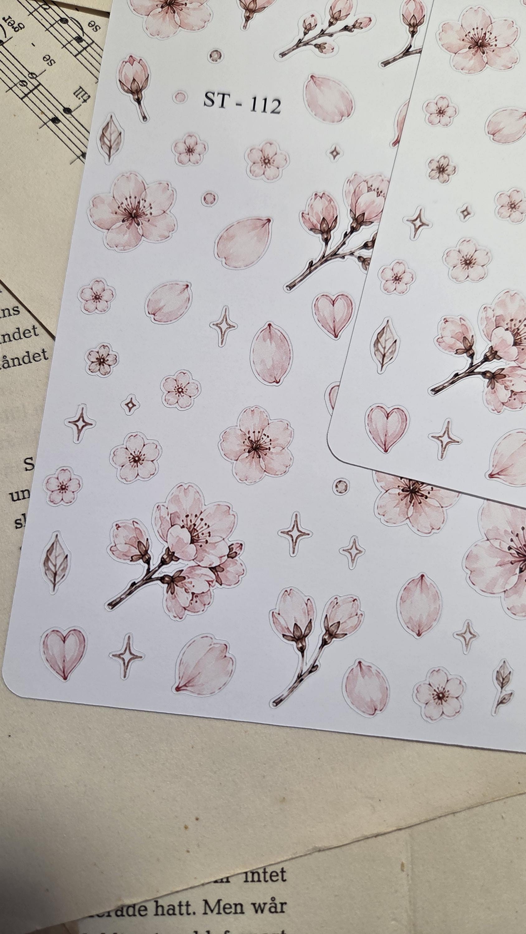 Sakura Time, Stickers Sheet | Scrapbooking & Journaling