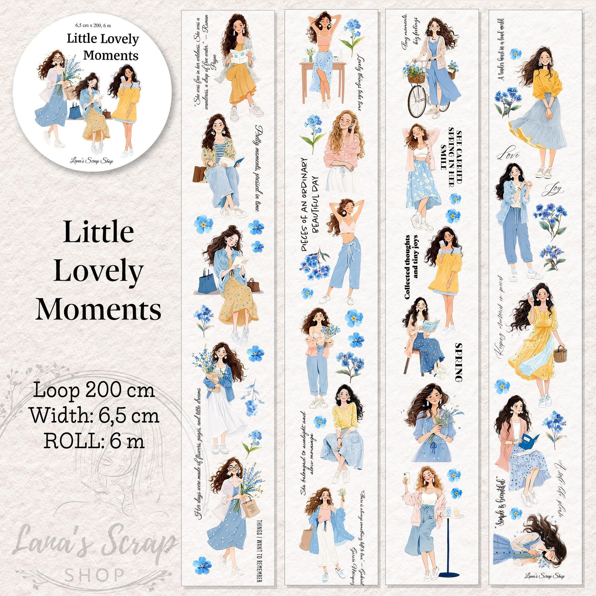 Little Lovely Moments - PET Tape | Scrapbooking & Journaling