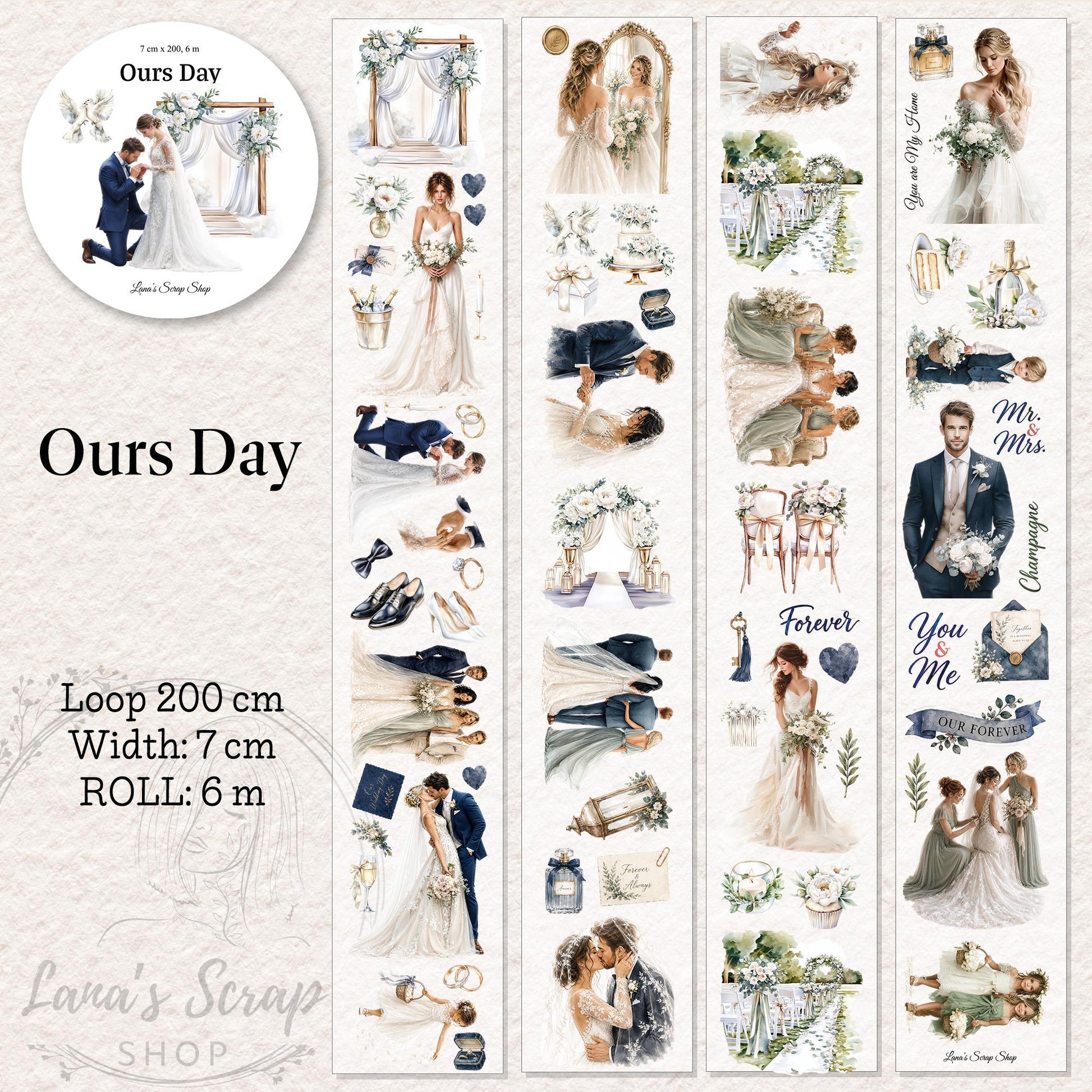 Ours Day - PET Tape | Scrapbooking & Journaling