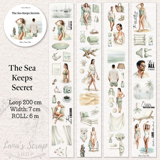 The Sea Keeps Secrets - PET Tape | Scrapbooking & Journaling