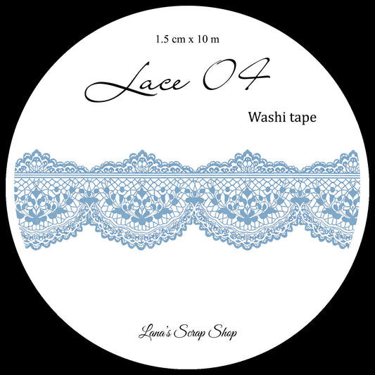Lace 04, 1,5 cm wide - WASHI Tape | Scrapbooking & Journaling