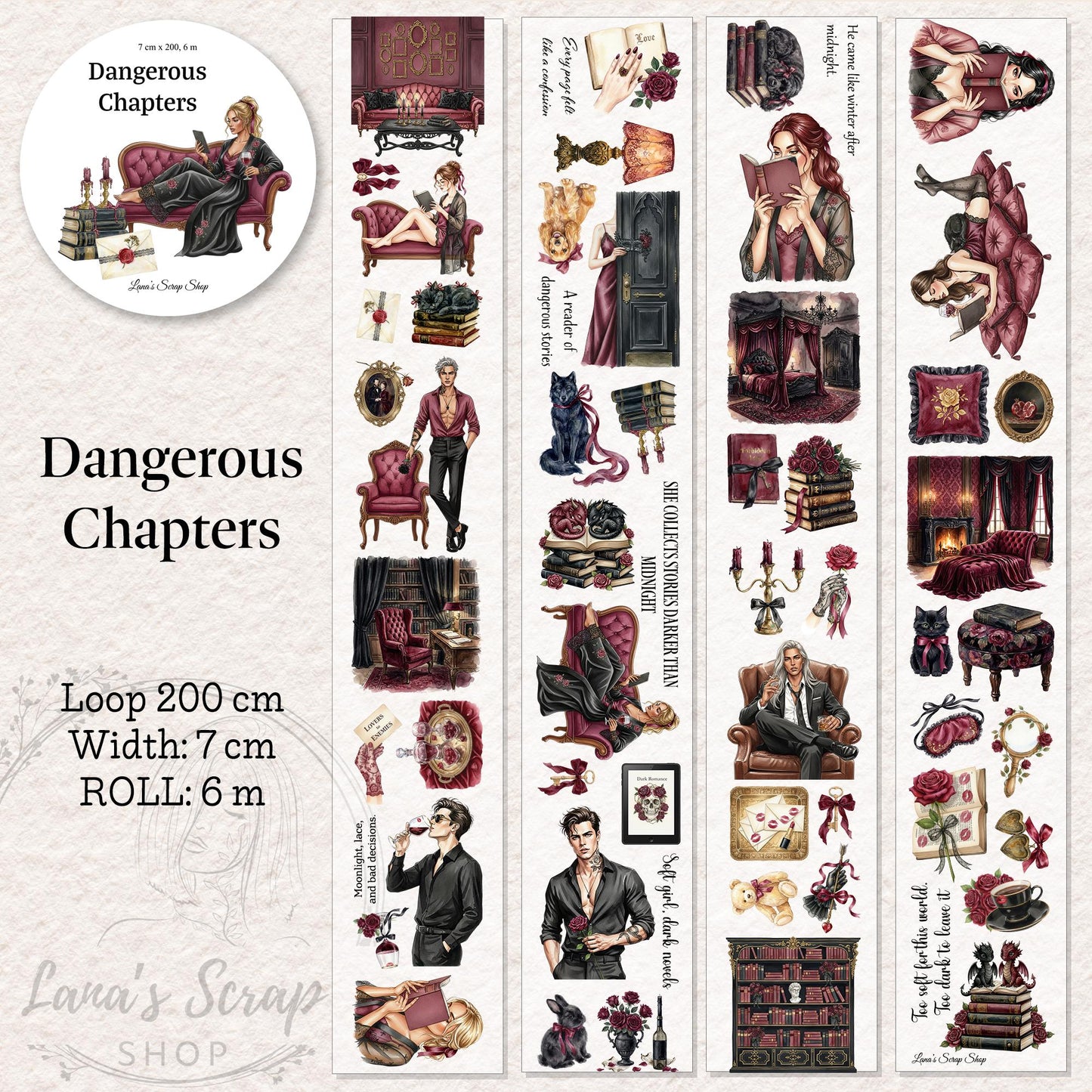 Dangerous Chapters - PET Tape | Scrapbooking & Journaling