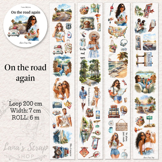 On The Road Again - PET Tape | Scrapbooking & Journaling