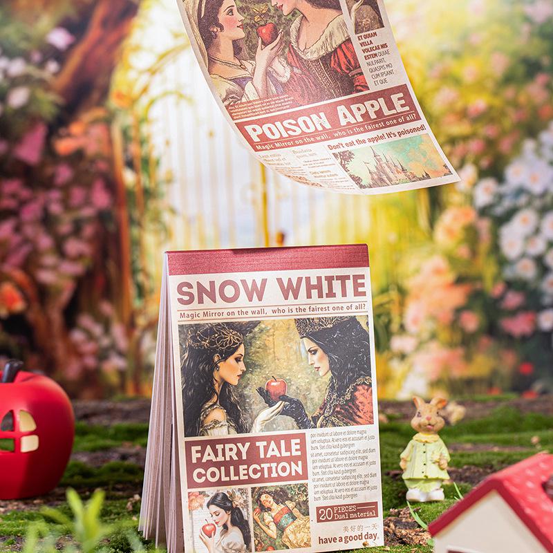 Fairy Tale Dual-Texture Paper Pack – 20 Sheets