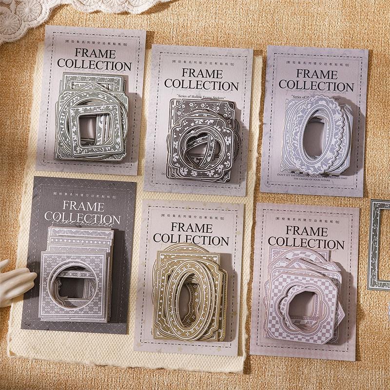 Box Art Vintage Border Stickers – 20 Pieces