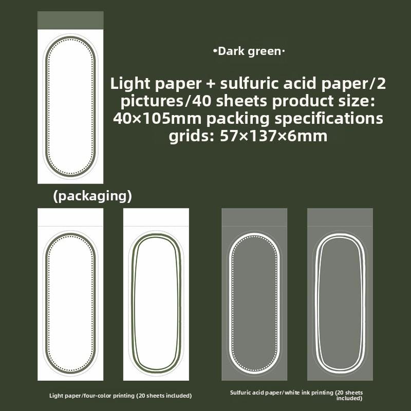 Pocket Border Mini Decorative Pieces – 40 Pieces