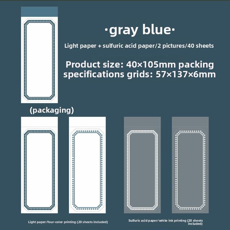 Pocket Border Mini Decorative Pieces – 40 Pieces