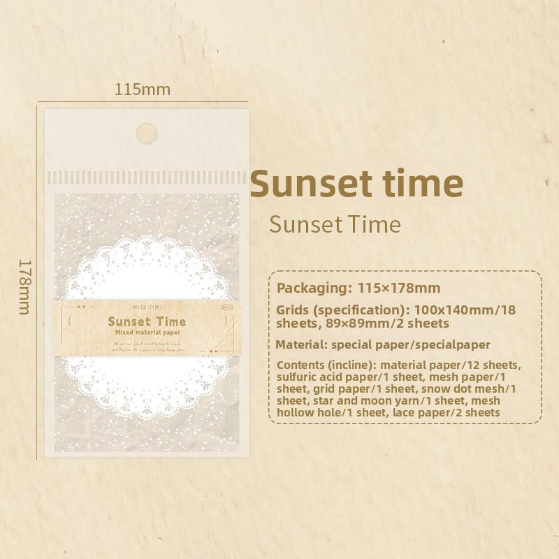 Romantic Pattern Decorative Paper – 20 Sheets