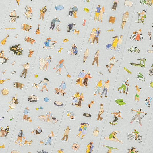Mini Character Vintage PET Tape – 45 mm × 2 m