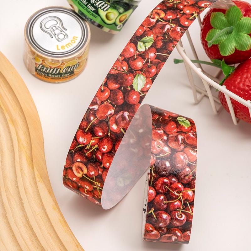 Canned Fruit Retro Washi Tape