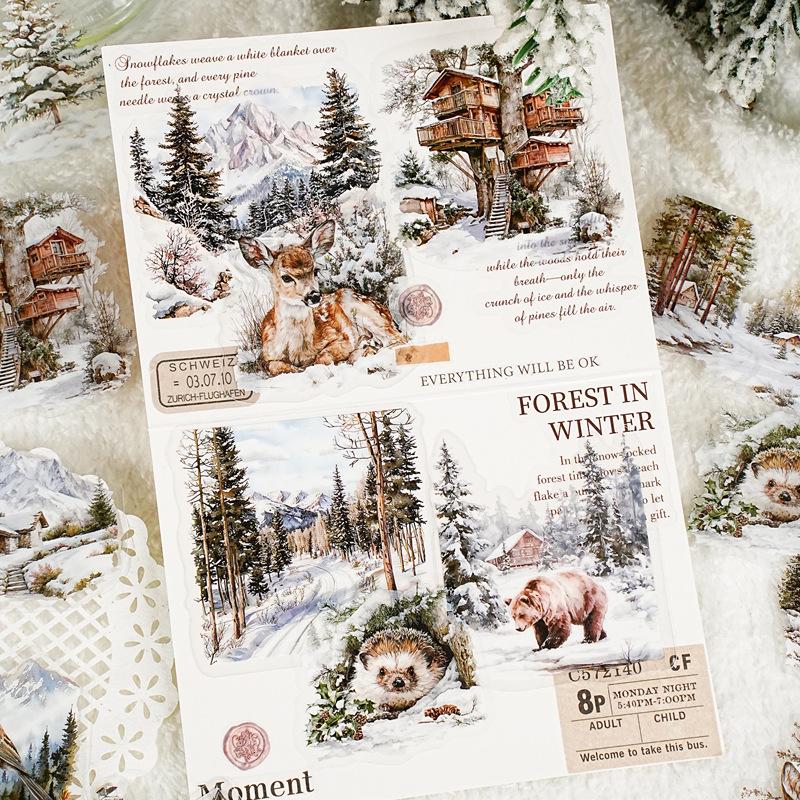 PET STICKERS: Landscape, 30 pcs/pack